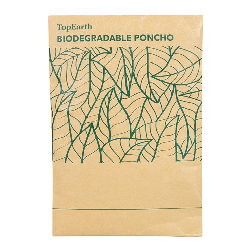 Biologisk nedbrydelig poncho - Bild 2